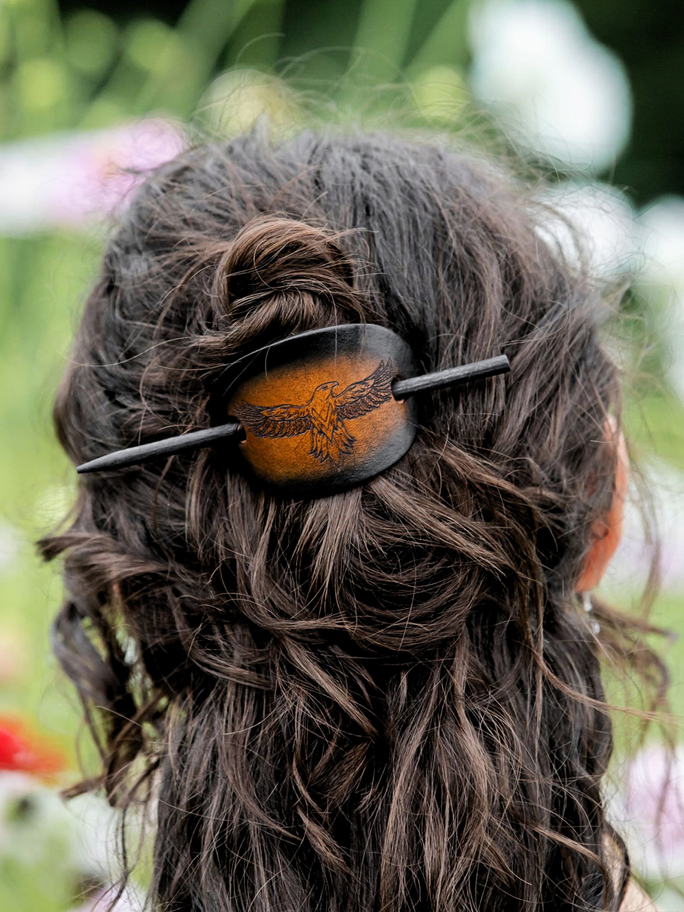 Hair Clip/Hair Barrette Brown Leather (New in Pack) Amazon.com : Noverlife 6PCS Hair Barrette with Stick, Faux  main image 4
