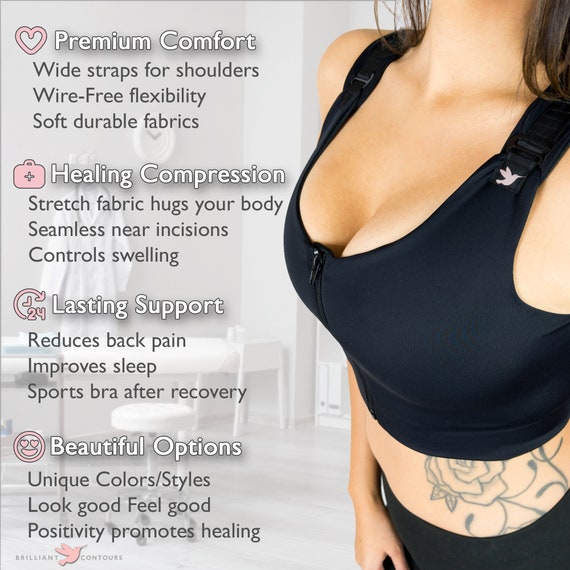 5 Best Bras for Implants and Breast Augmentation Recovery - Mastectomy Shop