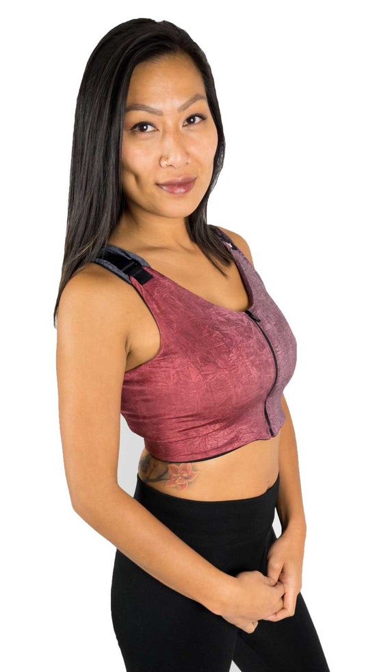 Post Surgical Comfortable Compression Front Closure Bra for Breast Augmentation | Implants | Mastectomy | Reconstruction | Garnett Laceleaf