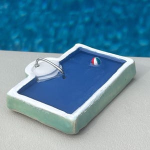 Miniature Swimming Pool  ceramic sculpture Cool Pool #252