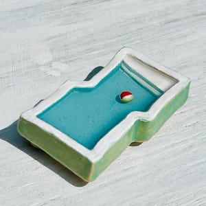 Mini swimming pool ceramic sculpture Cool Pool #254