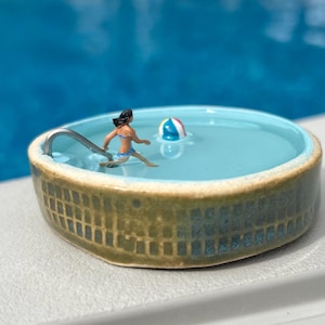Mini Swimming Pool sculpture ceramic Cool Pool #278