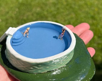 Above ground pool ceramic sculpture Cool Pool #177