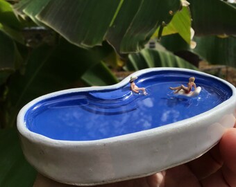 Miniature Swimming Pool Sculpture Cool Pool #148 “Bean Pool”