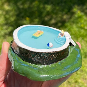 Scultura in ceramica per piscina fuori terra Cool Pool #176