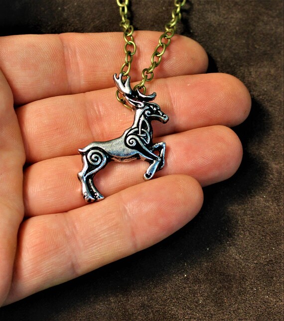 Vikings Amulet Pendant Kitty Cat Necklace Celtic Animal Necklace Men Jewelry