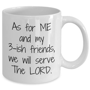Funny christian mug, funny christian gifts, christian humor, funny christian coffee mug, funny faith coffee cup design, faith coffee cup