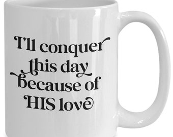 Christian art gifts ceramic coffee or tea mug for women, gift for women of faith, coffee mug gift, christian coffee gift, for pastor wife