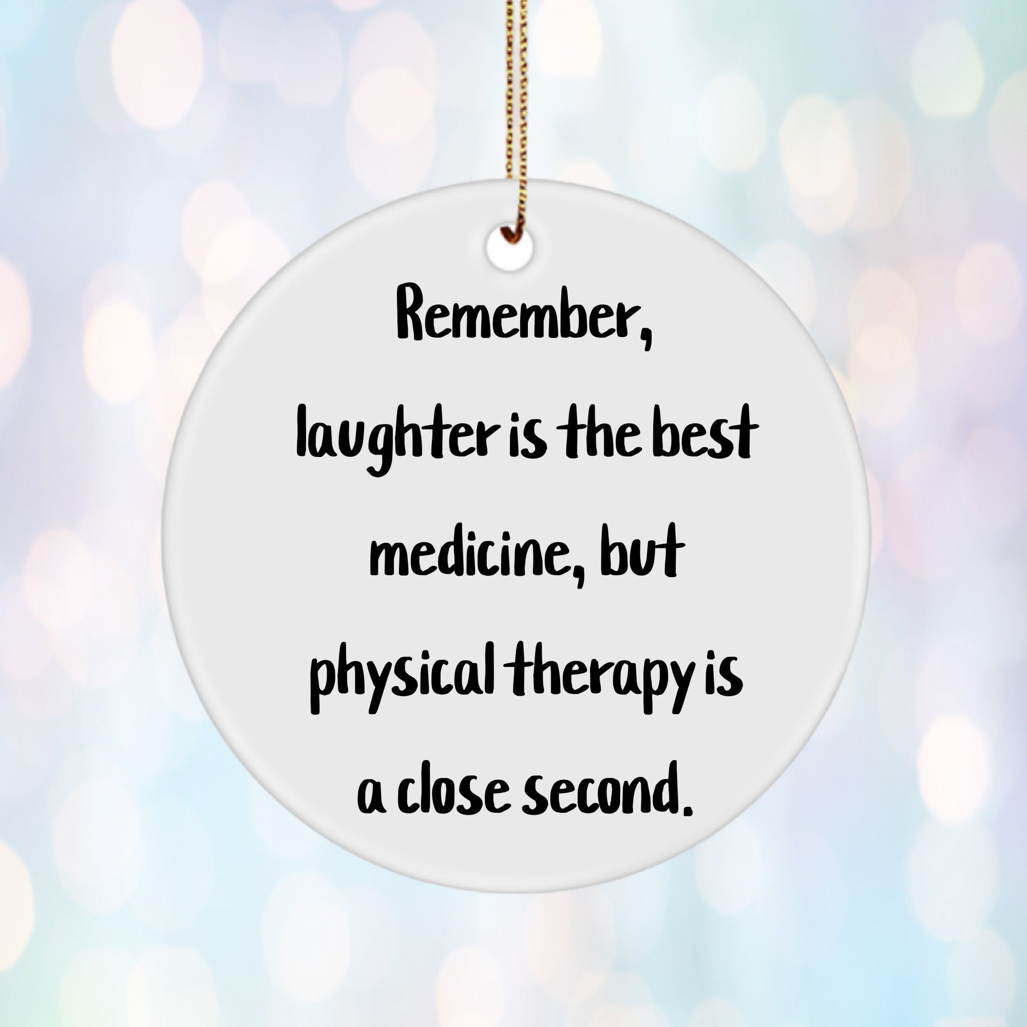 Physical Therapist Ornament, Gift for Physical Therapist, Gift for