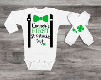 my first st patty's day onesie