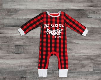 big sister romper