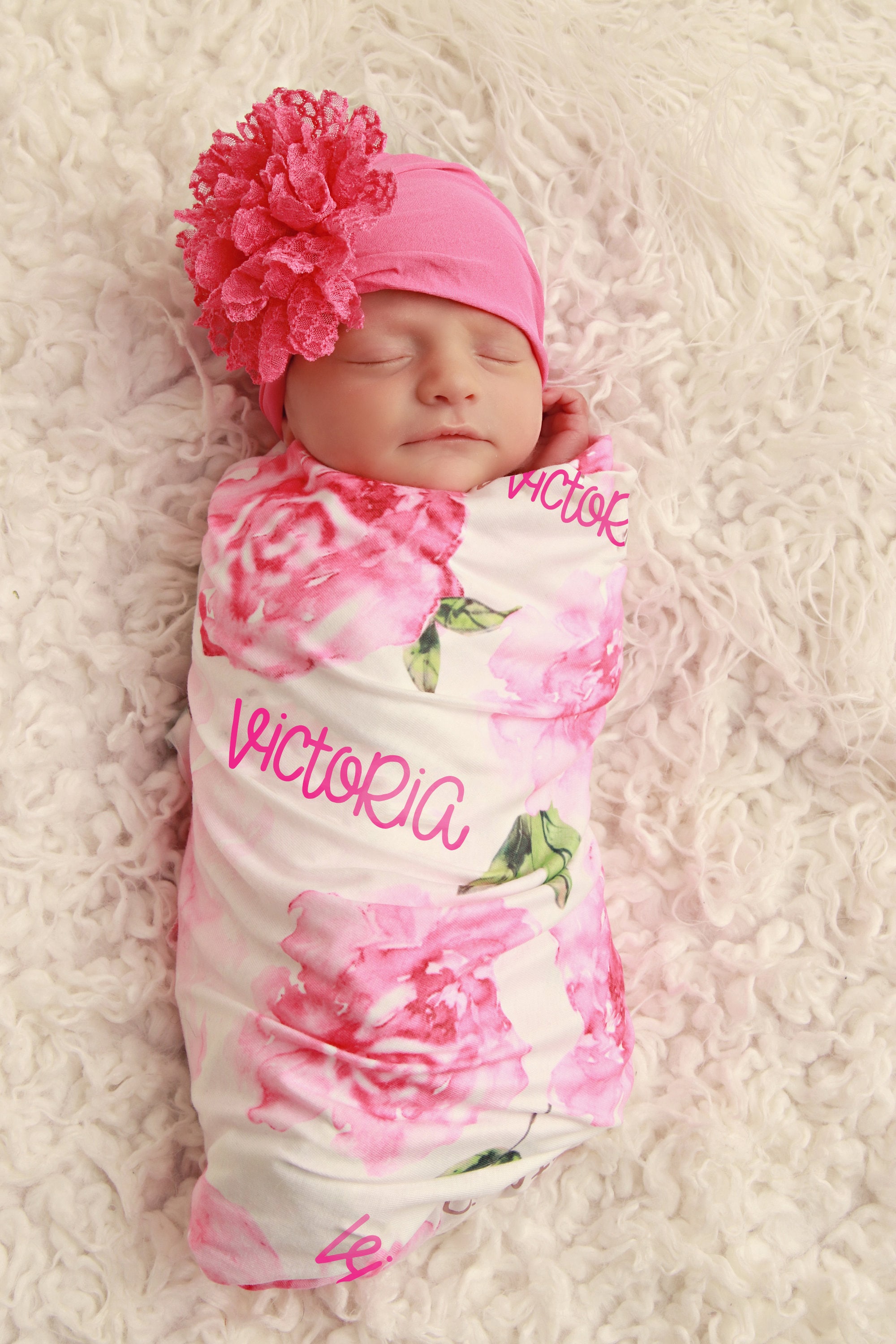 Personalized Baby Blanket Personalized Swaddle Blanket Baby Etsy