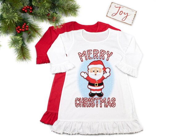 girls santa dress