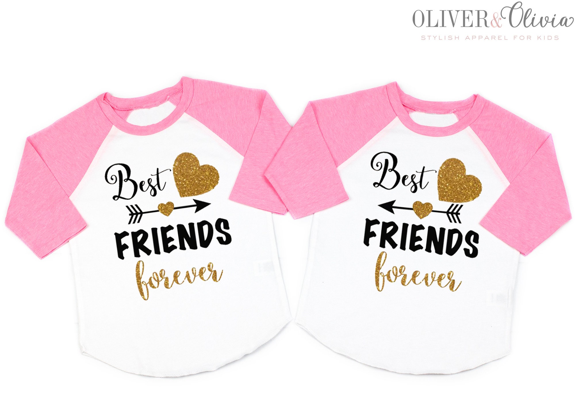 Best Friends Kid's Shirts Best Friends Forever Shirts Etsy