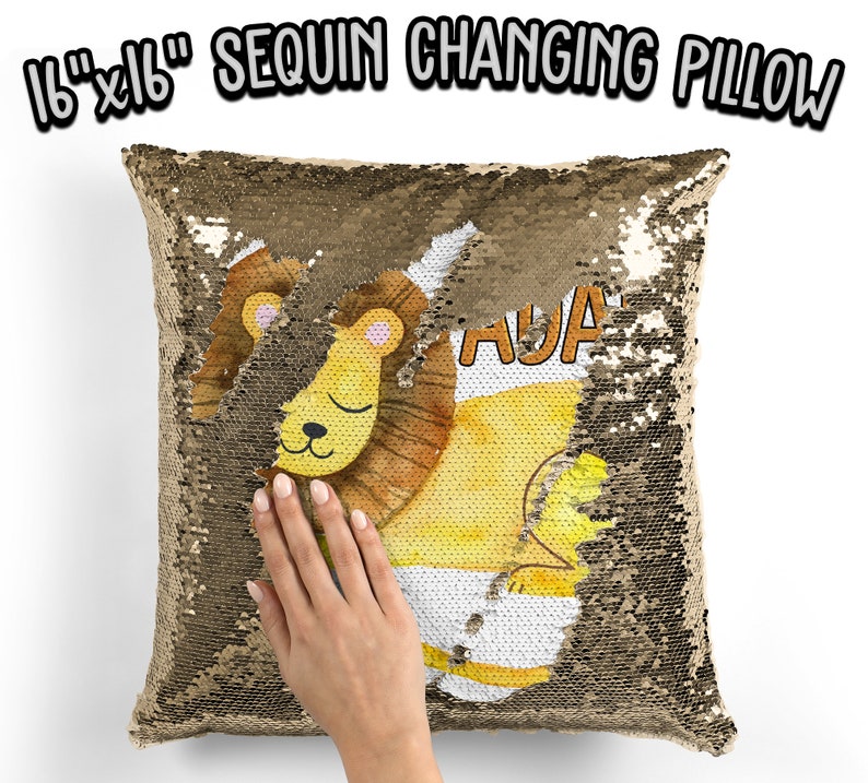 Personalized Lion Pillow Animal Boys Personalized Lion Pillow Animal