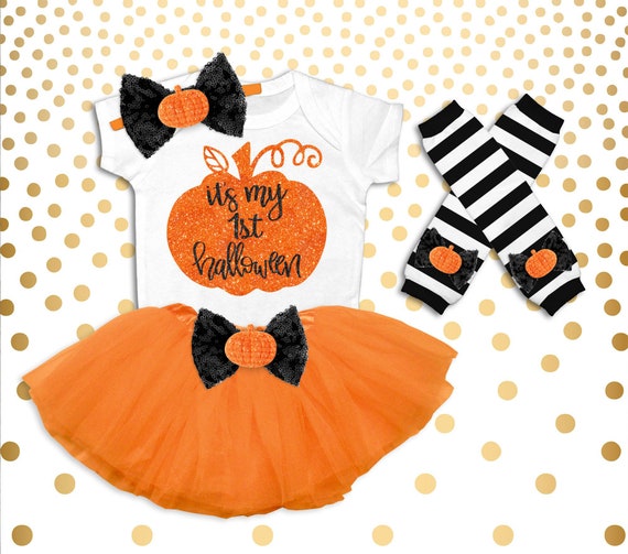 baby girl 1st halloween outfit