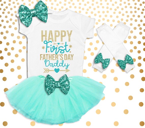 first fathers day baby girl outfit