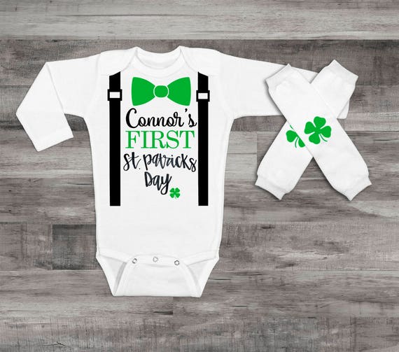 st patrick's day baby boy outfit