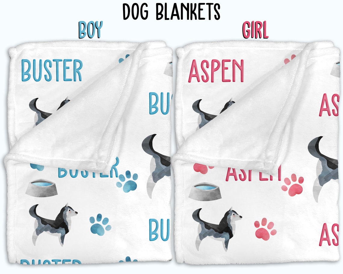 Personalized Dog Blanket Pet Blanket Puppy Blanket Custom Etsy