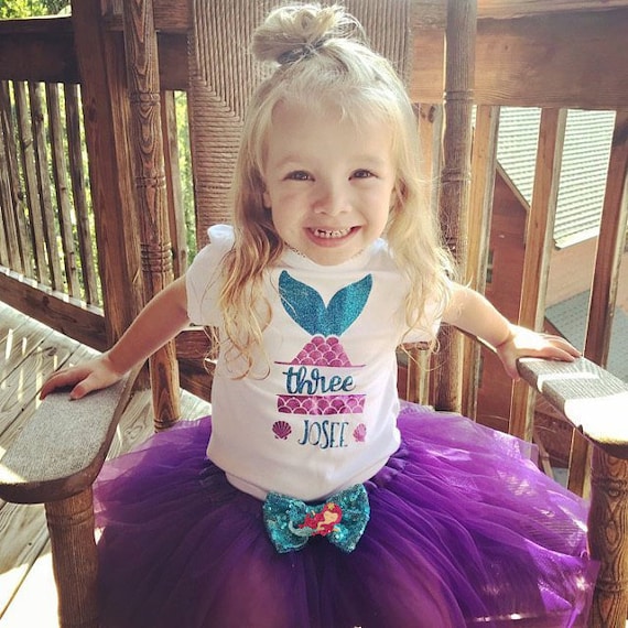 girls mermaid birthday outfit