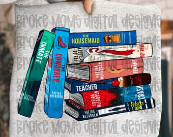 Books Freida Booklovers *Digital Download* PNG File