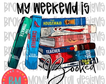Mi fin de semana está reservado Freida Booklovers *Descarga digital* Archivo PNG
