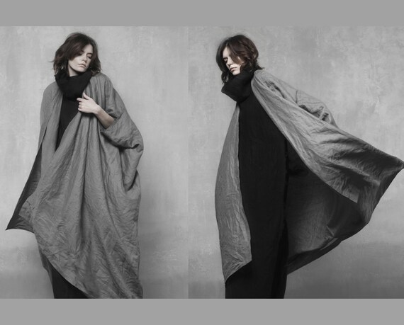 plus size cocoon coat