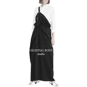 Avant Garde skirt with single leather strap