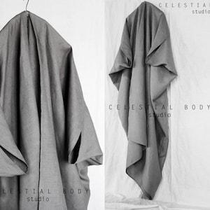 Men's Japanese Avant-garde linen kimono duster. Kimono robe for men. Kimono jacket. Kimono cardigan