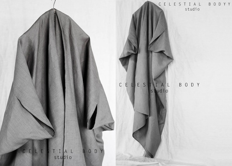 Men's Japanese Avant-garde linen kimono duster. Kimono robe for men. Kimono jacket. Kimono cardigan