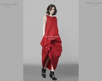 Long Asymmetrical dress
