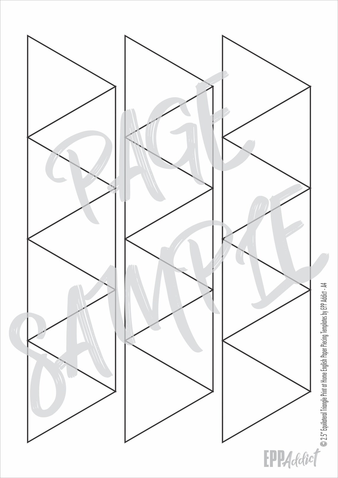 2.5 Printable Basic Shapes for English Paper Piecing | Etsy
