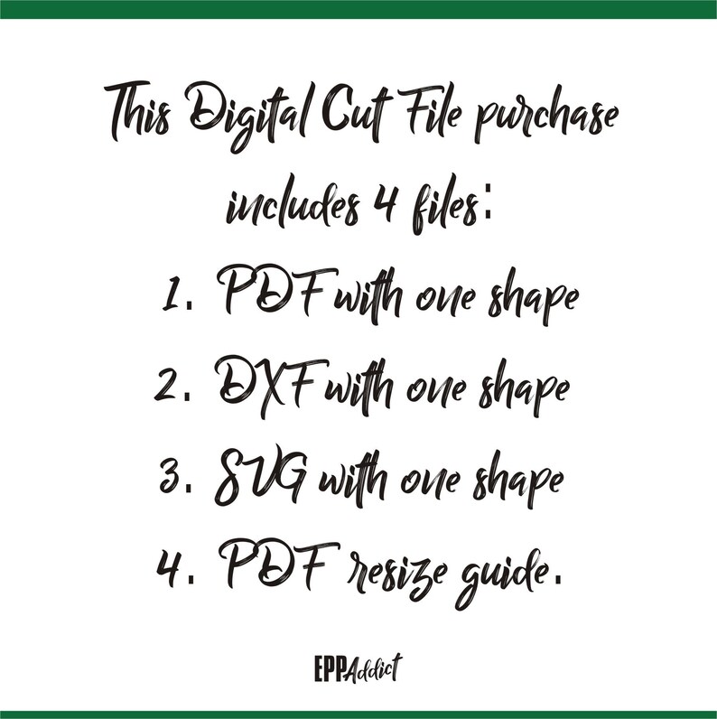 Download 90 Degree Kite Cut Files for English Paper Piecing SVG DXF ...
