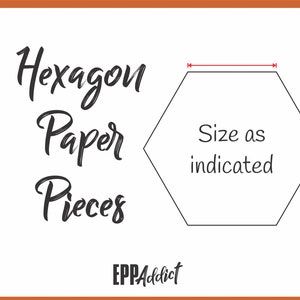 Hexagon English Paper Pieces for English Paper Piecing - EPP Addict