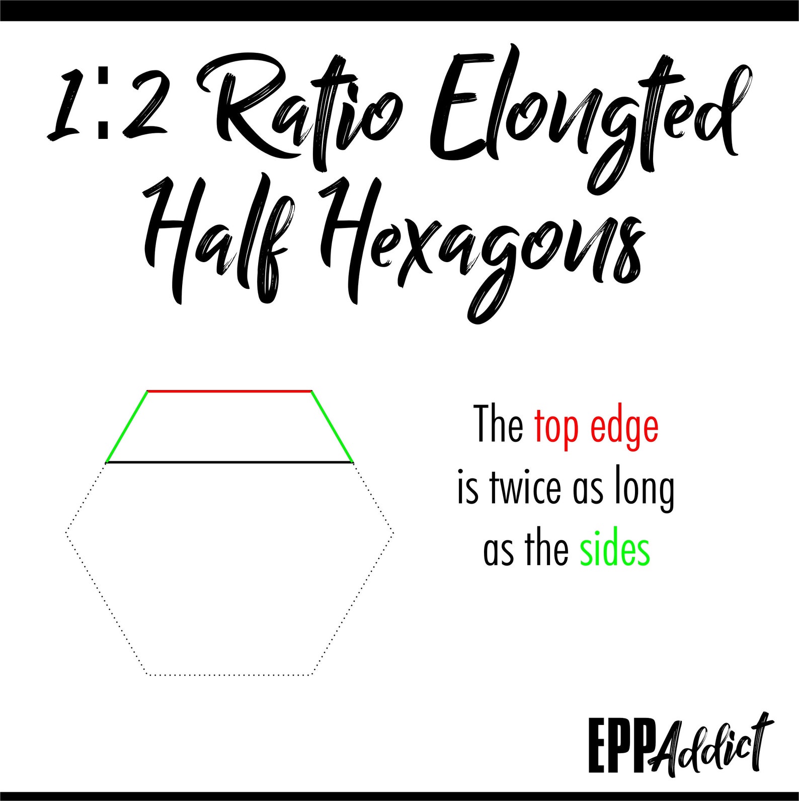 11.5 Ratio 60 Degree Trapezoid Cut Files for English Paper Etsy