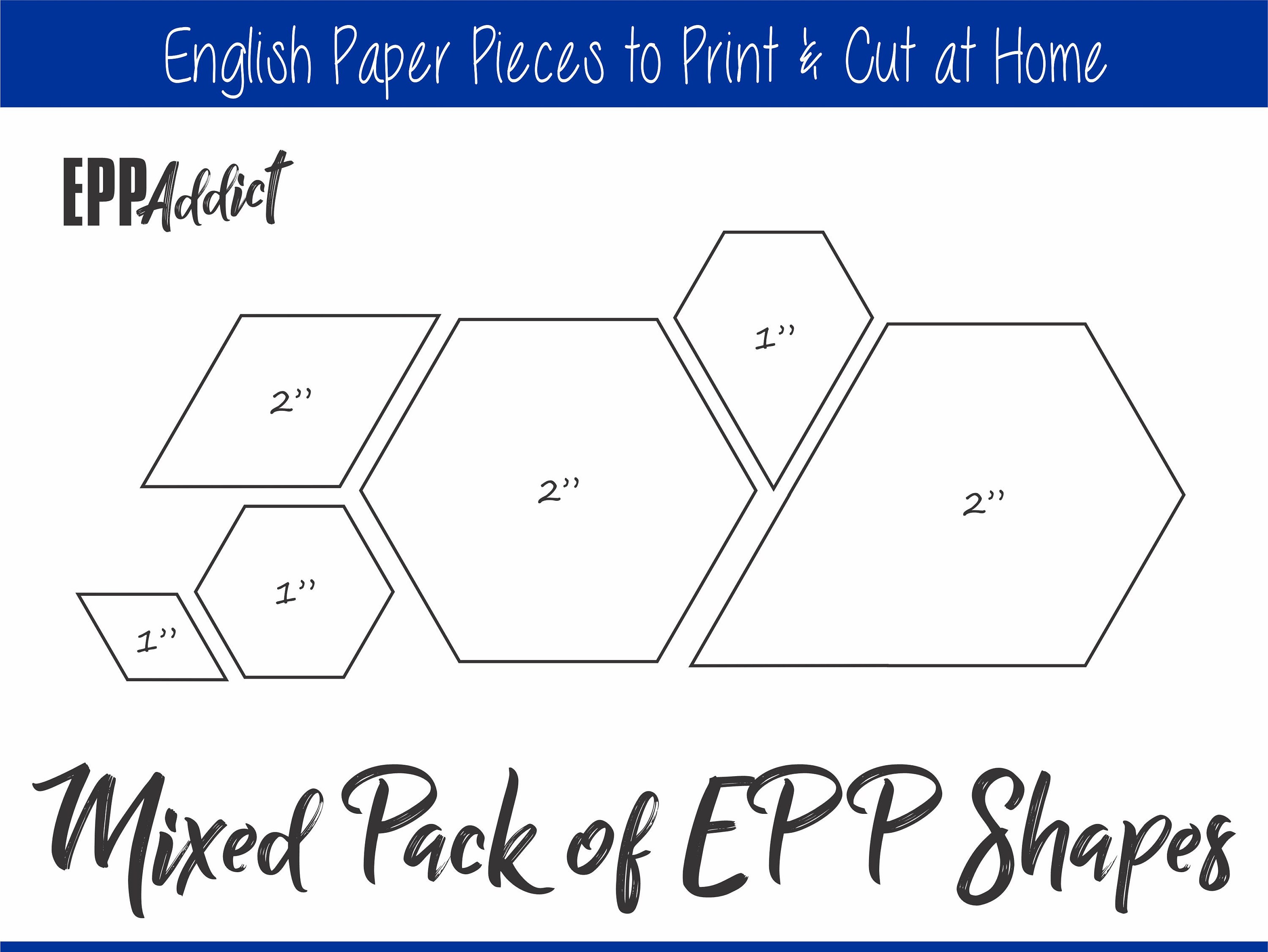 English Paper Piecing Supplies & Tools