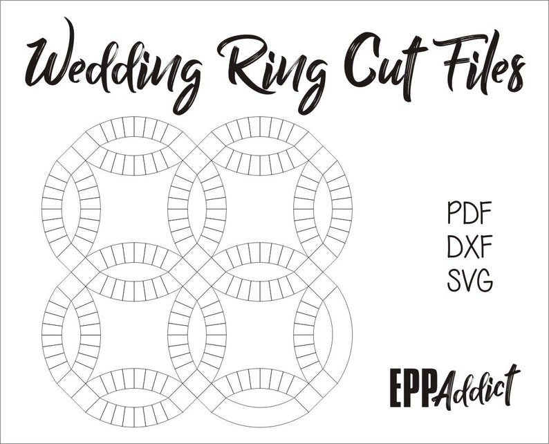 Download Double Wedding Ring Cut Files for English Paper Piecing ...