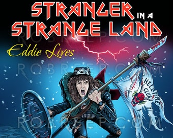 Eddie Lives Art Print, Hand-Signed 11x17 Rob Reep Design