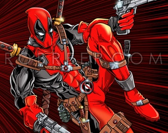 Chimichanga Fun 11x17 Print, Original Art
