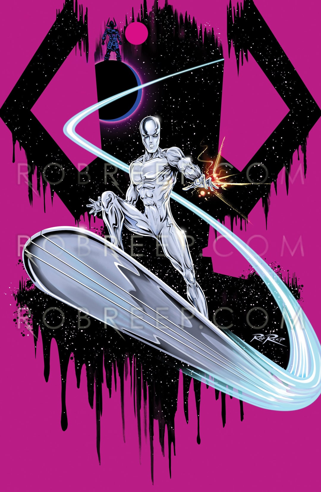 Silver Surfer - Etsy