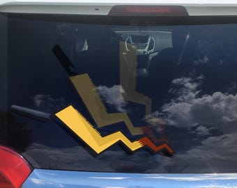 Pikatail Wipertags attach to rear vehicle wiper blades. Detachable, interchangeable, and weather resistant. For SUVs and vans. Made in USA.