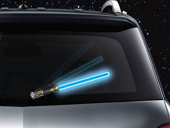 ORIGINAL Wipesabers Reflective Light Saber in 6 Colors/styles Attach to  Rear Vehicle Wiper Blades. Universal Size Fits Most Rear Wipers. 