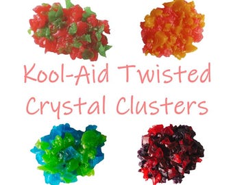 Kool-Aid Twisted Crystal Clusters