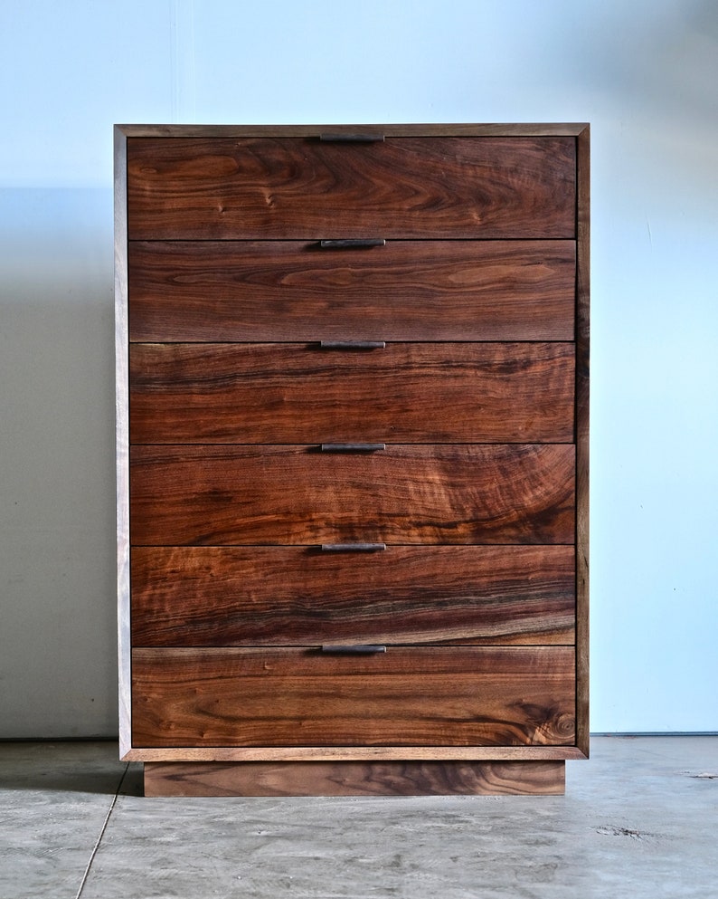 Modern Walnut Dresser image 3