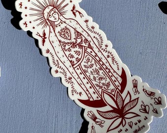 GUADALUPE STICKER | Rust on white
