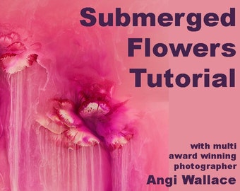 Submerged underwater flower photography tutorial