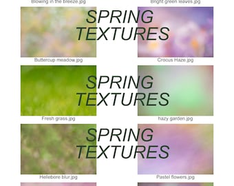 Spring Texture pack digital overlay or backdrop texture
