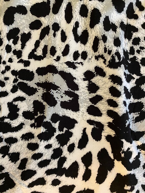 Black and Grey Leopard Pattern Headband  Leopard Pattern Face Mask