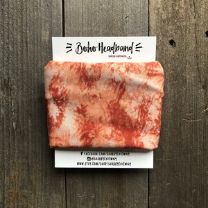 Tie Dye | Headband | Face Mask | Boho Headband | Boho Chic | Handmade Face Mask | Stretchy Headband | Yoga Headband | Extra Wide Headband