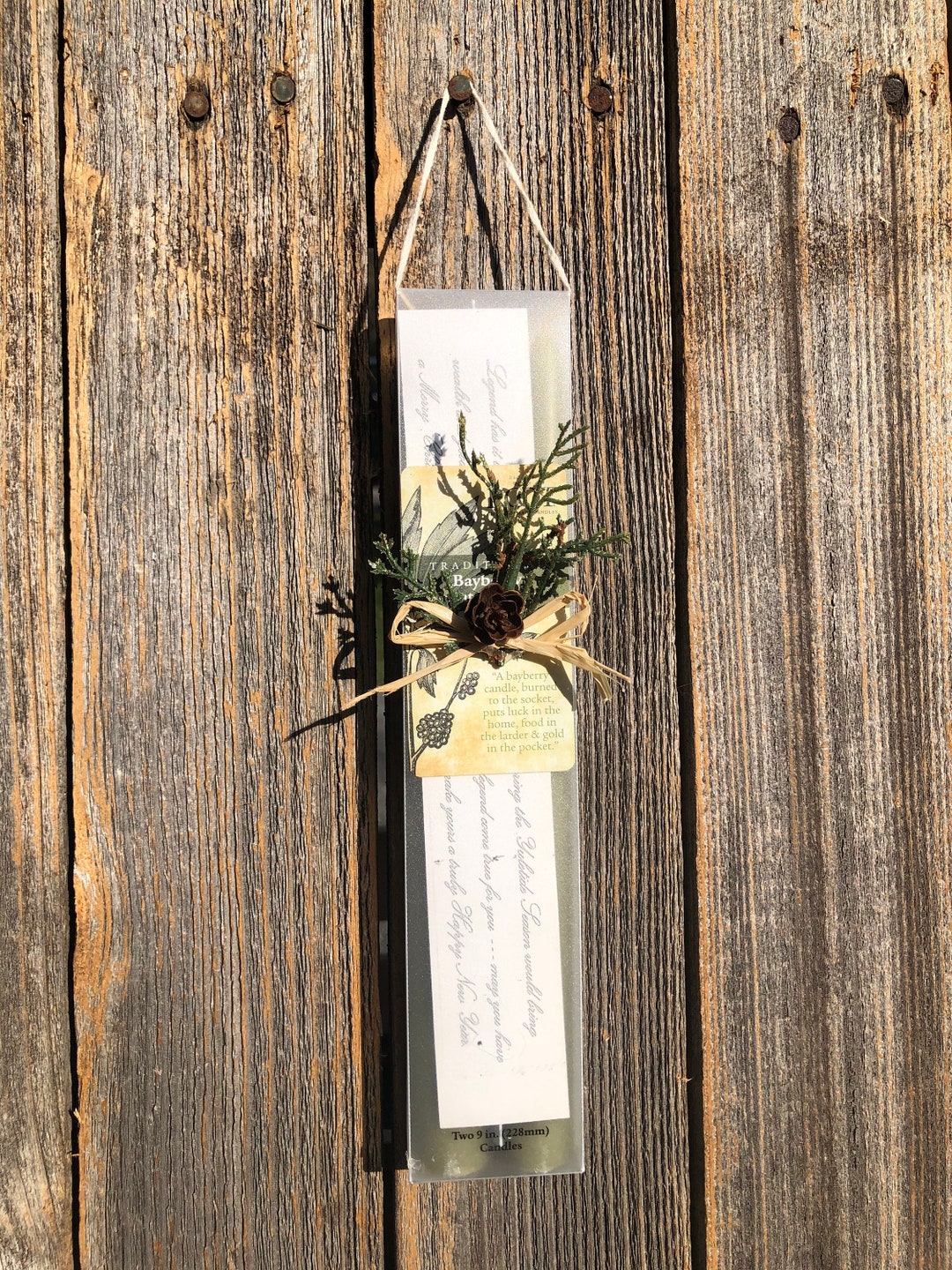 Bayberry Candles/ Bayberry Tapers/ Yuletide Candles/ Christmas Candles